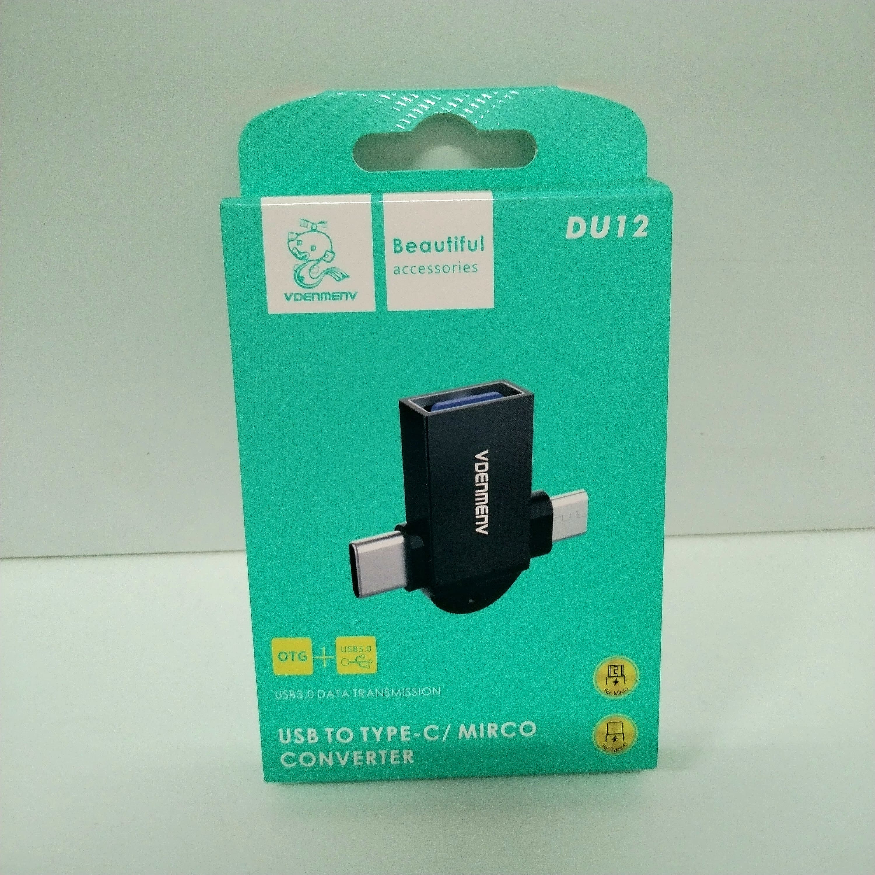 Vdenmenv USB to Micro and Type-C OTG